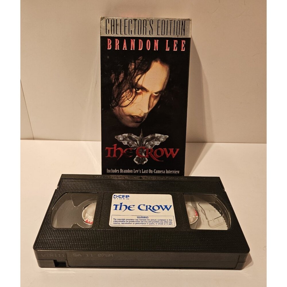 The Crow VHS Collector's Edition Inc. Brandon Lee's Last On-Camera Interview